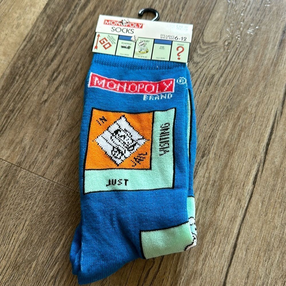 NEW Monopoly Men’s Fashion Crew Socks